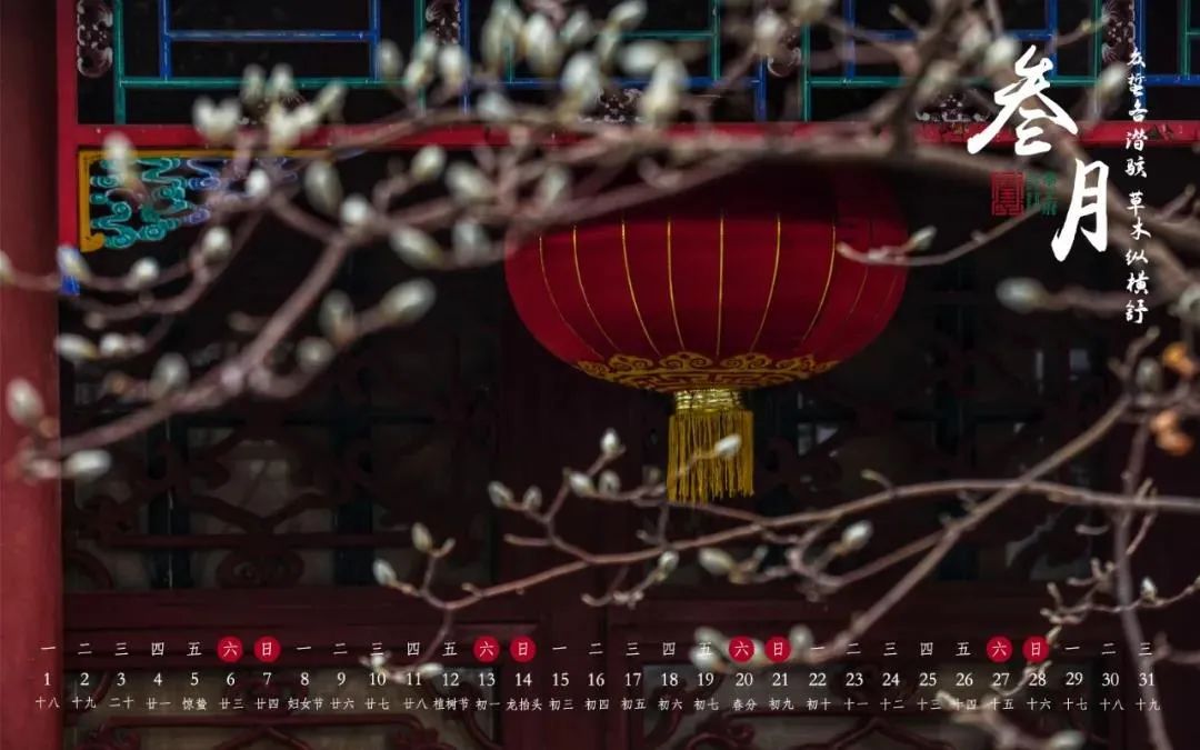 兩會開啟，3月拼顏值拼知識的月歷大賞...(圖9)
